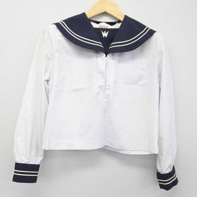 【中古】岩手県 盛岡北高等学校 女子制服 2点 (セーラー服・スカート) sf046338