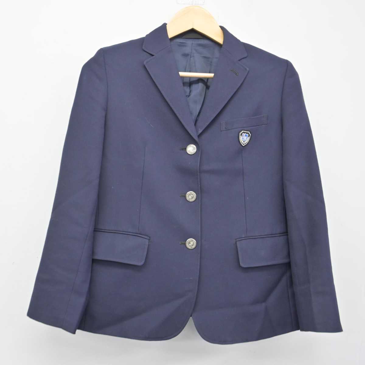 【中古】北海道 石狩南高等学校 女子制服 3点 (ブレザー・スカート) sf046345