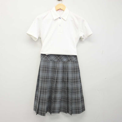 【中古】北海道 石狩南高等学校 女子制服 2点 (シャツ・スカート) sf046346