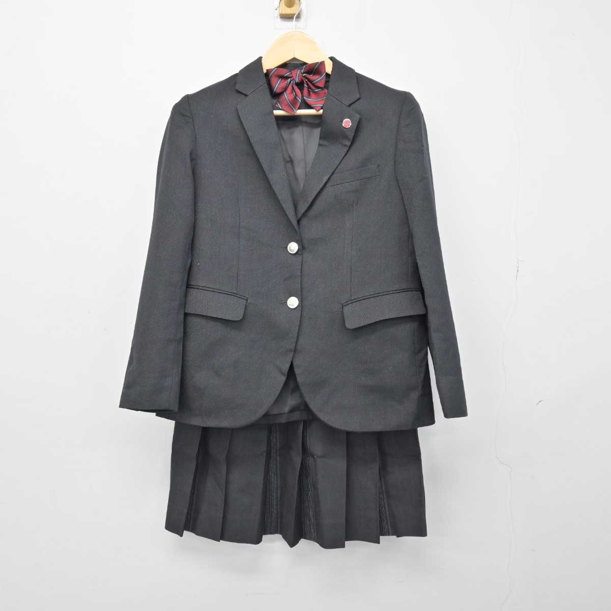 【中古】東京都 西早稲田中学校 女子制服 5点 (ブレザー・スカート・スカート) sf046371