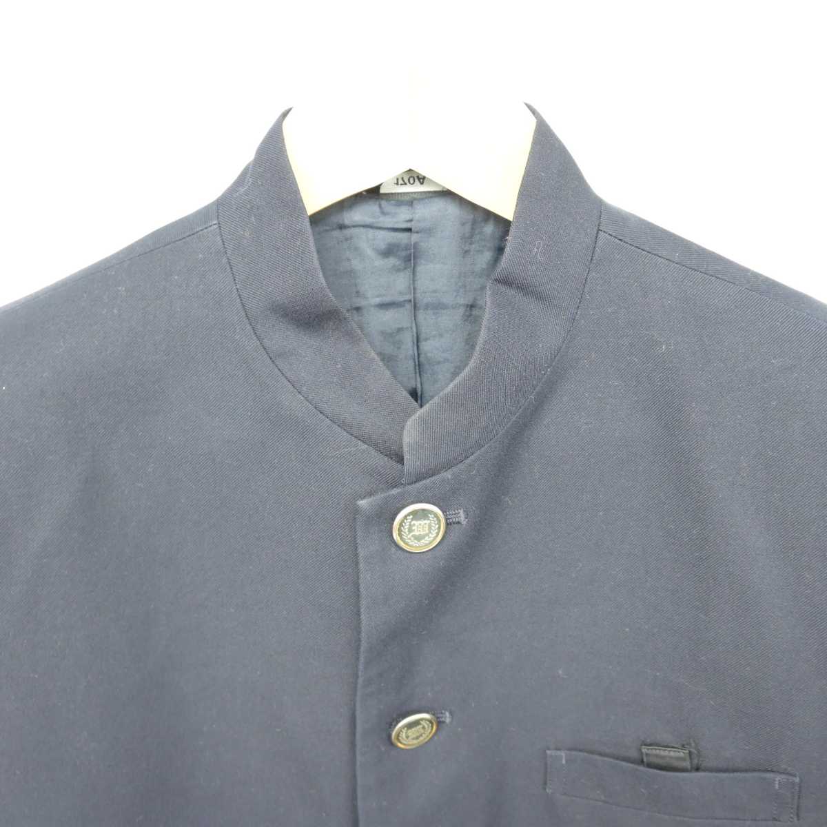 【中古】大阪府 大阪市立西中学校 男子制服 4点 (ブレザー・シャツ・ズボン) sf046378