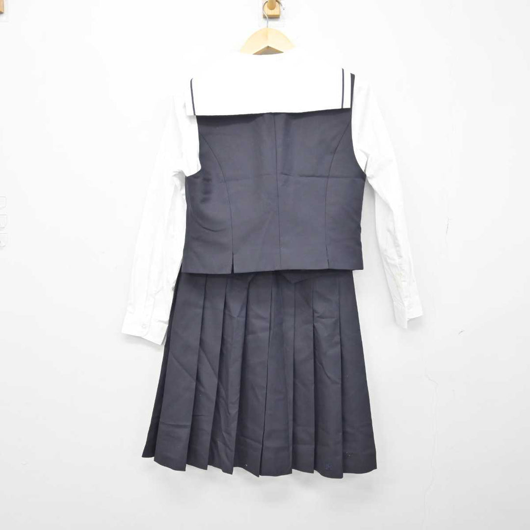 中古】鹿児島県 国分中央高等学校 女子制服 3点 (ベスト・シャツ・スカート) sf046379 | 中古制服通販パレイド