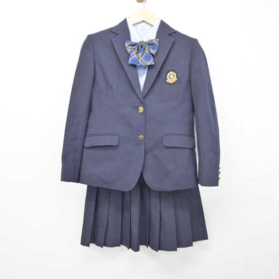 【中古】埼玉県 西武台高等学校 女子制服 4点 (ブレザー・シャツ・スカート) sf046382