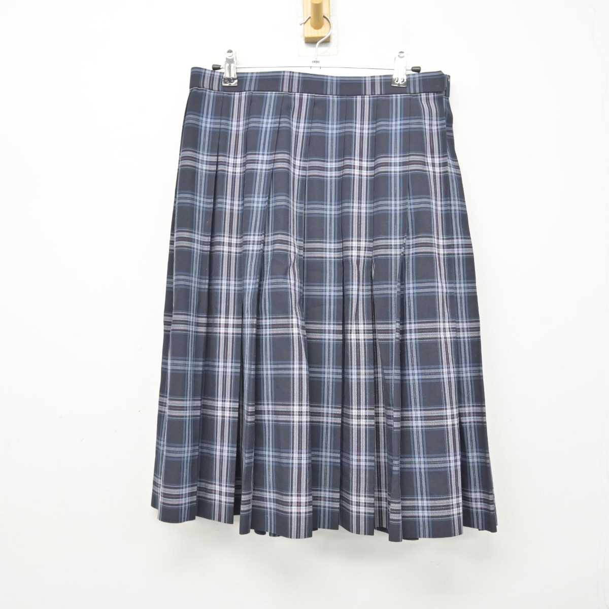 【中古】大阪府 大阪市立西中学校 女子制服 3点 (シャツ・スカート) sf046390