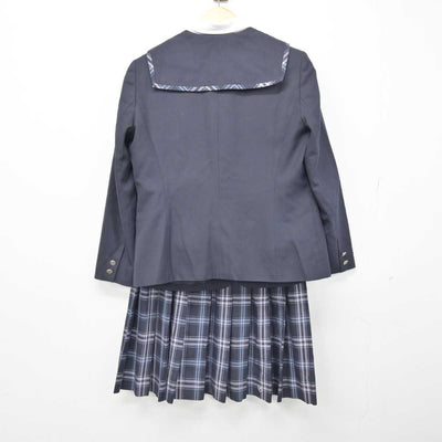 【中古】大阪府 大阪市立西中学校 女子制服 3点 (ブレザー・シャツ・スカート) sf046391