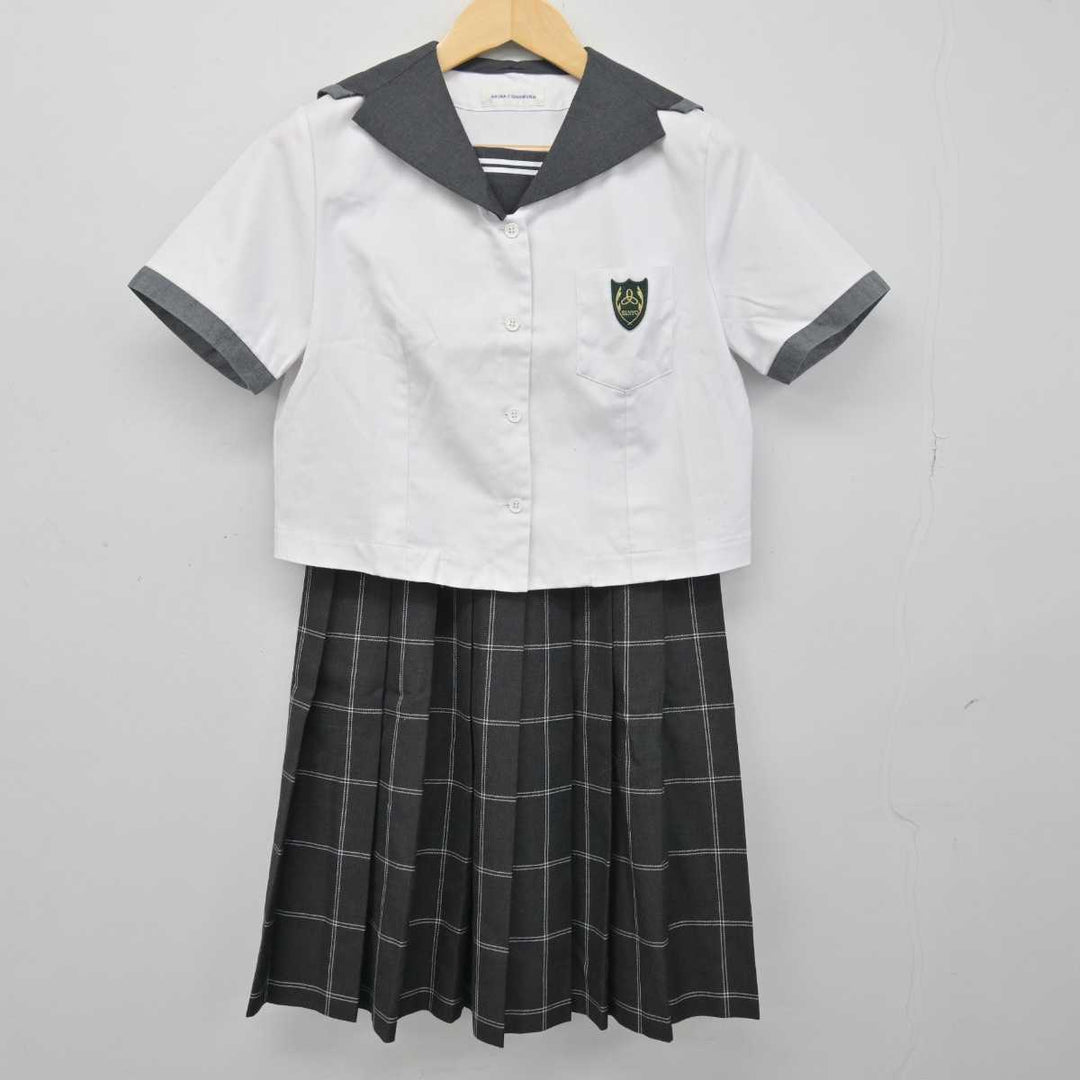 中古】岡山県 山陽学園高等学校 女子制服 2点 (セーラー服・スカート) sf046395 | 中古制服通販パレイド