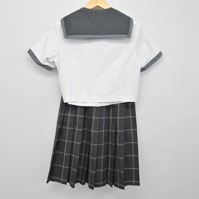 【中古】岡山県 山陽学園高等学校 女子制服 2点 (セーラー服・スカート) sf046395