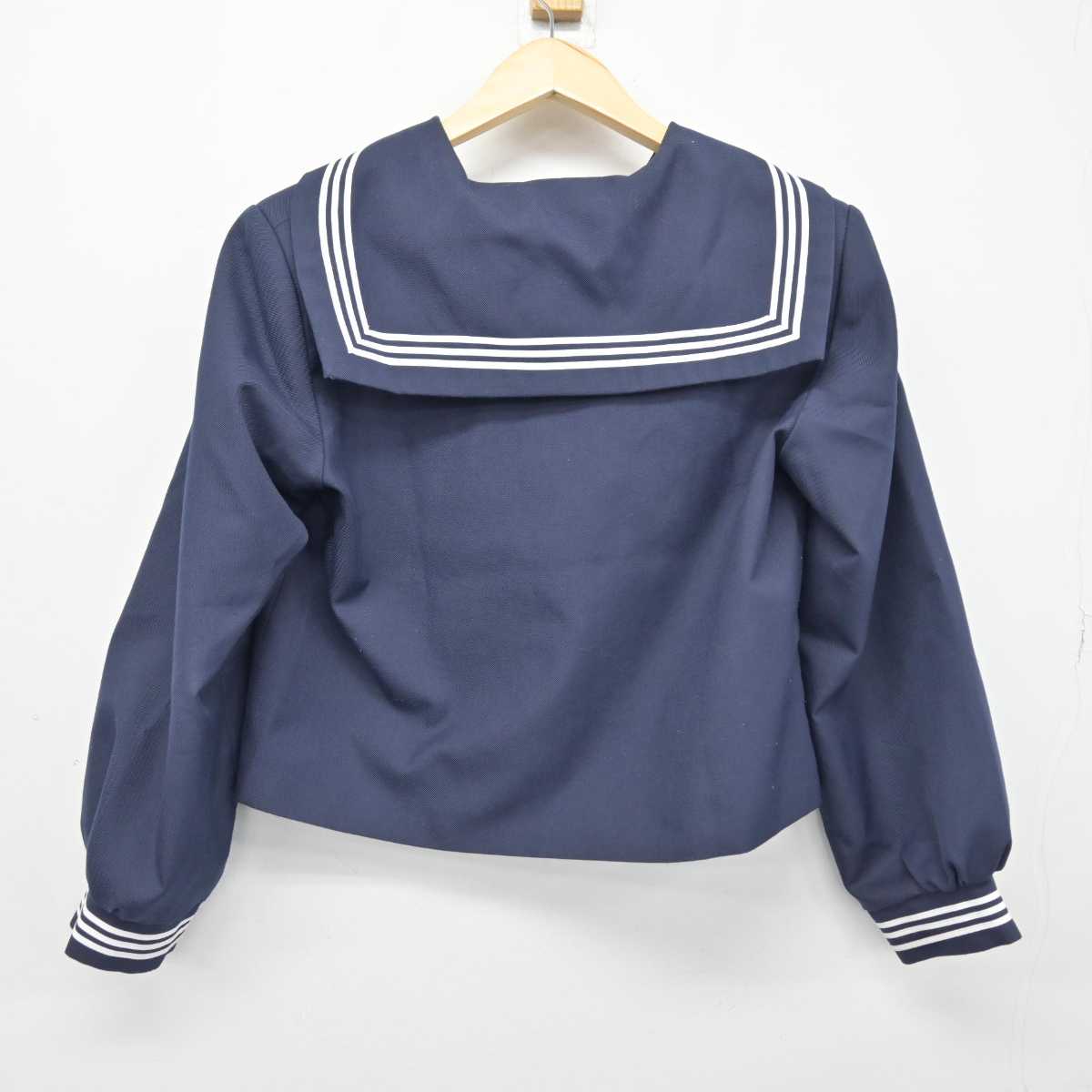 【中古】岡山県 東山中学校 女子制服 2点 (セーラー服) sf046397