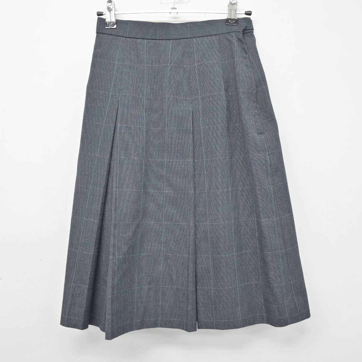 【中古】奈良県 奈良育英高等学校 女子制服 2点 (シャツ・スカート) sf046402