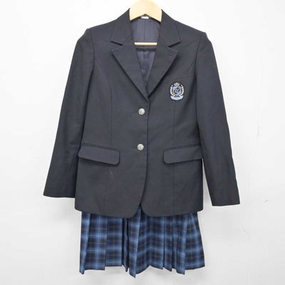 【中古】京都府 京都産業大学附属高等学校 女子制服 3点 (ブレザー・スカート) sf046409