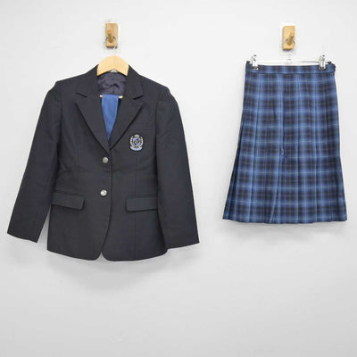 【中古】京都府 京都産業大学附属高等学校 女子制服 3点 (ブレザー・スカート) sf046430