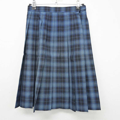 【中古】京都府 京都産業大学附属高等学校 女子制服 3点 (ニットベスト・スカート) sf046431