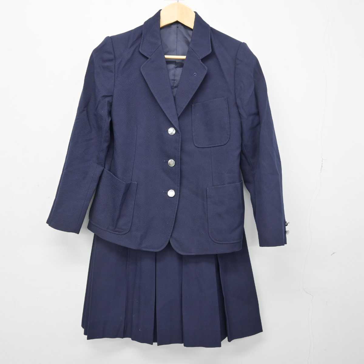 【中古】東京都 高井戸中学校 女子制服 3点 (ブレザー・スカート・スカート) sf046433