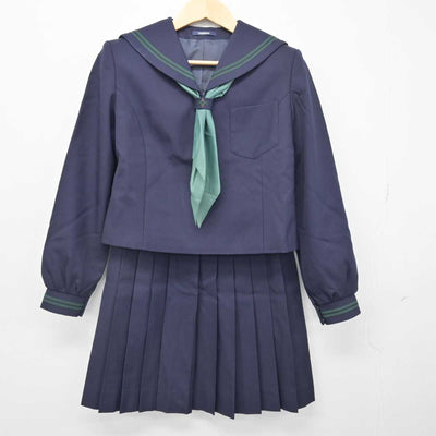 【中古】東京都 二松學舍大学附属高等学校 女子制服 4点 (セーラー服・スカート) sf046434