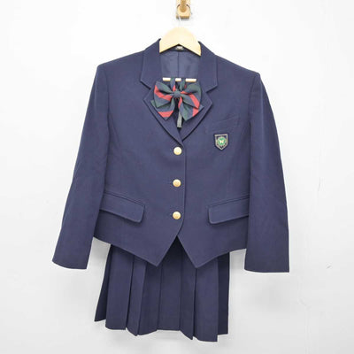 【中古】埼玉県 川越南高等学校 女子制服 4点 (ブレザー・ベスト・スカート) sf046459