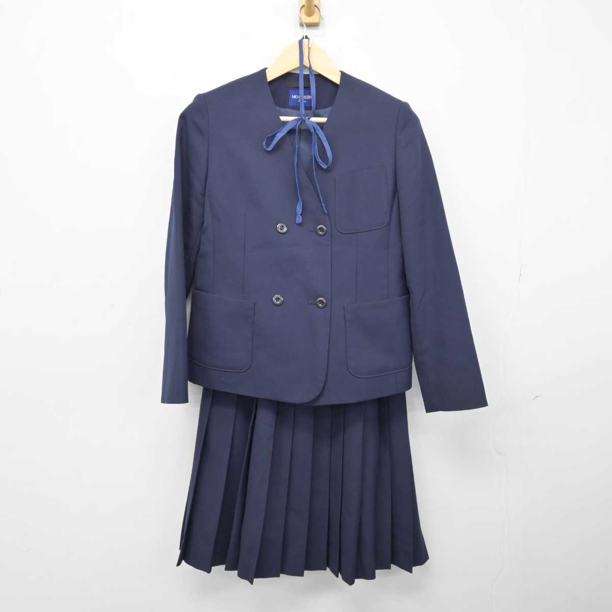 【中古】北海道 新琴似中学校(旧制服) 女子制服 4点 (セーラー服・ベスト・スカート) sf046462