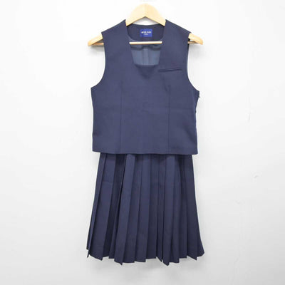 【中古】北海道 新琴似中学校(旧制服) 女子制服 4点 (セーラー服・ベスト・スカート) sf046462