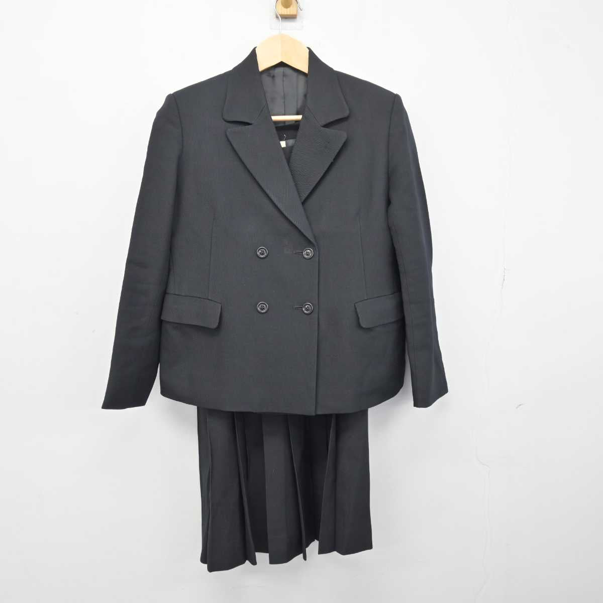 【中古】埼玉県 不動岡高等学校 女子制服 2点 (ブレザー・ジャンパースカート) sf046484