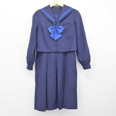 【中古】福岡県 香住丘高等学校 女子制服 3点 (セーラー服・ジャンパースカート) sf046494