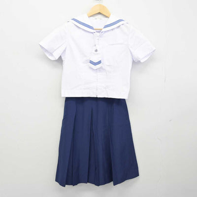 【中古】福岡県 香住丘高等学校 女子制服 2点 (セーラー服・スカート) sf046496