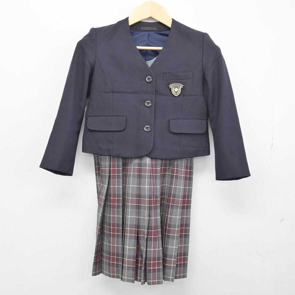 【中古】東京都 東京創価小学校 女子制服 2点 (ブレザー・ジャンパースカート) sf046499