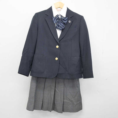 【中古】神奈川県 上矢部高等学校 女子制服 4点 (ブレザー・シャツ・スカート) sf046504