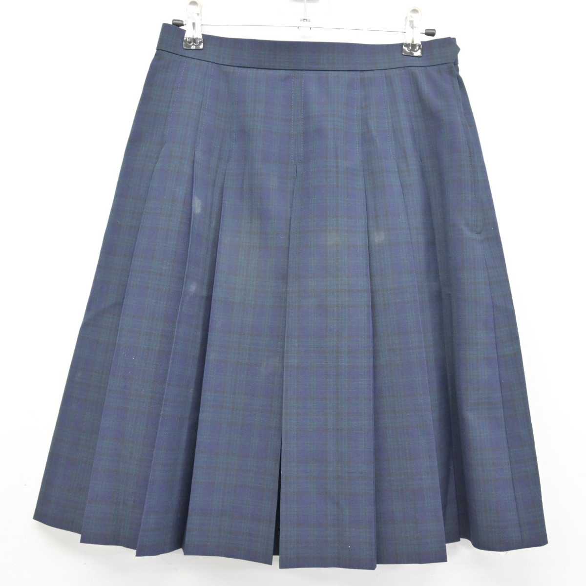 【中古】岐阜県 各務原西高等学校 女子制服 3点 (ニットベスト・シャツ・スカート) sf046506