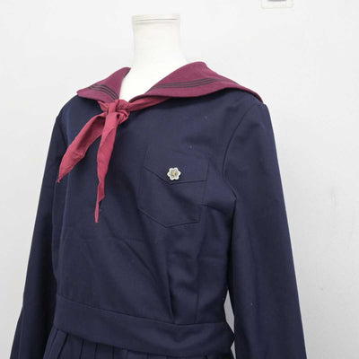 【中古】石川県 北陸学院中学校高等学校 女子制服 4点 (・ニット・スカート) sf046510