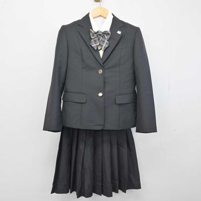 【中古】奈良県 西ノ京高等学校 女子制服 6点 (ブレザー・シャツ・ニット・スカート) sf046543