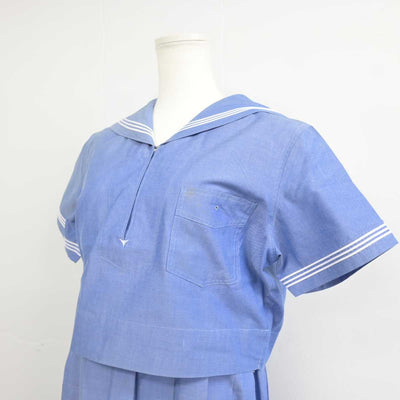 【中古】福岡県 福岡女学院高等学校 女子制服 2点 (セーラー服・ジャンパースカート) sf046547