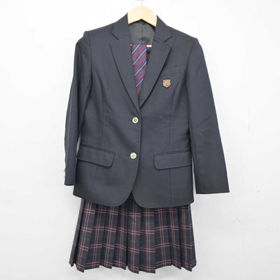 【中古】東京都 町田調理師専門学校 女子制服 4点 (ブレザー・スカート) sf046549