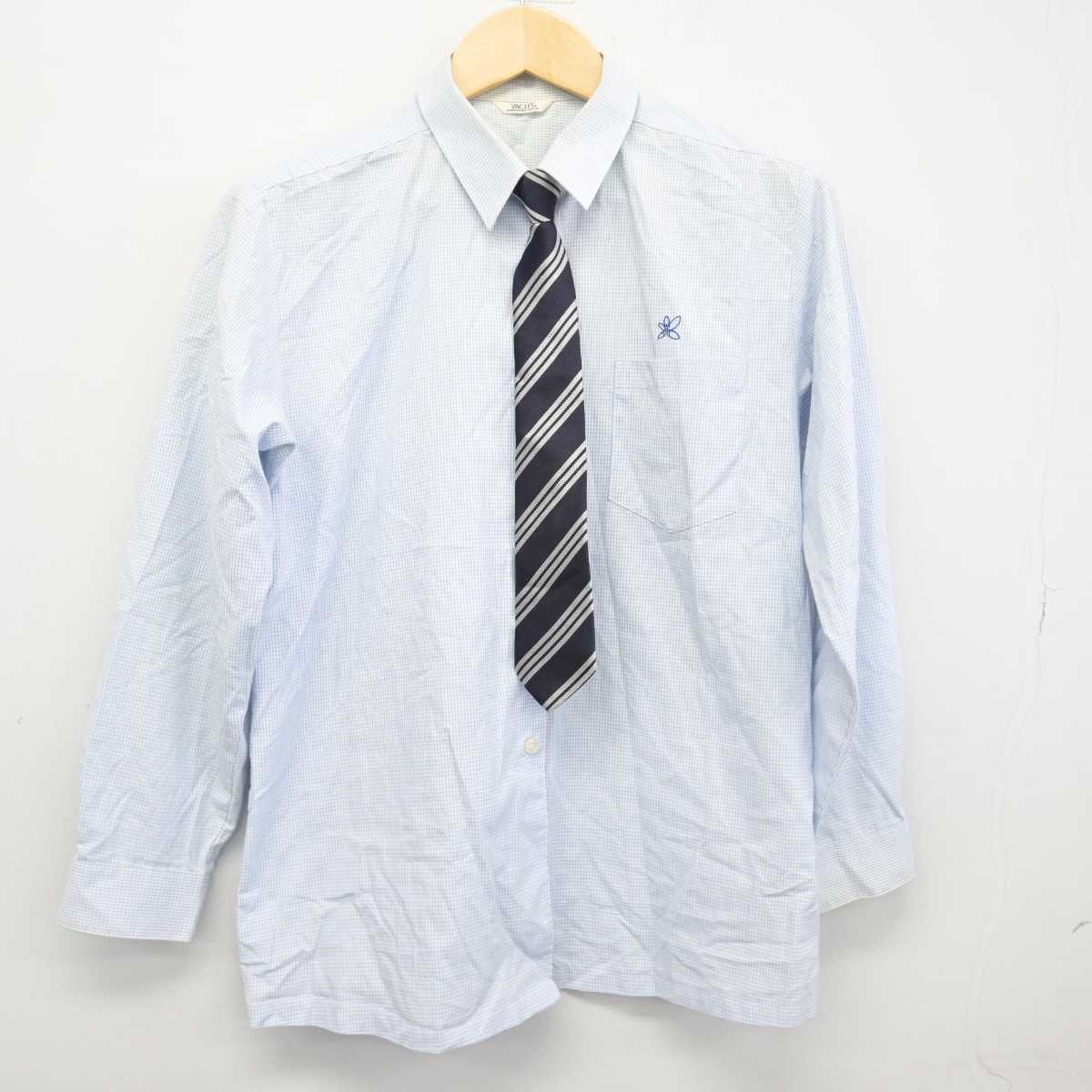 【中古】山口県 周防大島高等学校 女子制服 6点 (ブレザー・シャツ・ニット・スカート) sf046551