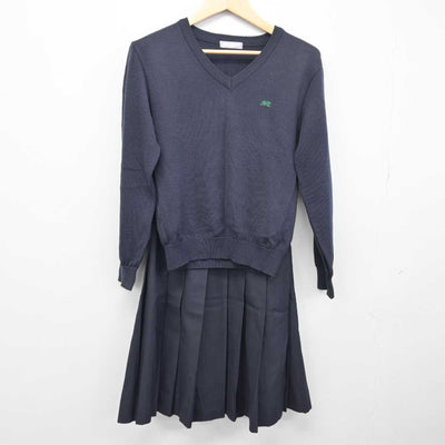 【中古】北海道 北海道札幌月寒高等学校 女子制服 4点 (ブレザー・ニット・スカート) sf046552