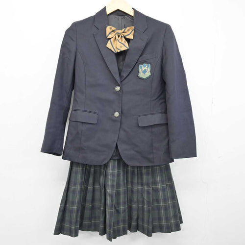 中古】新潟県 北越高等学校 女子制服 5点（ブレザー・ニット・シャツ