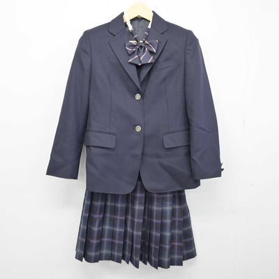 【中古】 飛鳥未来高等学校 女子制服 4点 (ブレザー・ニット・スカート) sf046561