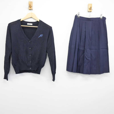 【中古】東京都 十文字高等学校 女子制服 2点 (ニット・スカート) sf046573