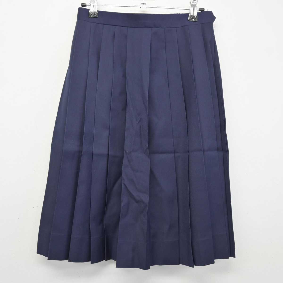 【中古】東京都 十文字高等学校 女子制服 2点 (ニット・スカート) sf046573