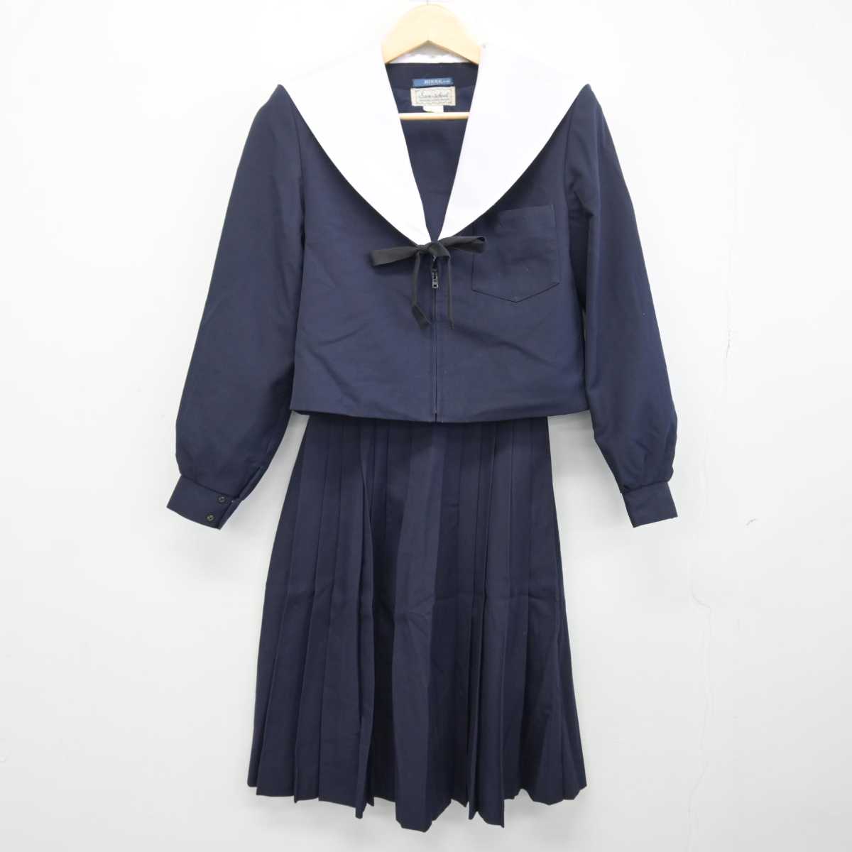 【中古】愛知県 東港中学校 女子制服 3点 (セーラー服・スカート) sf046576