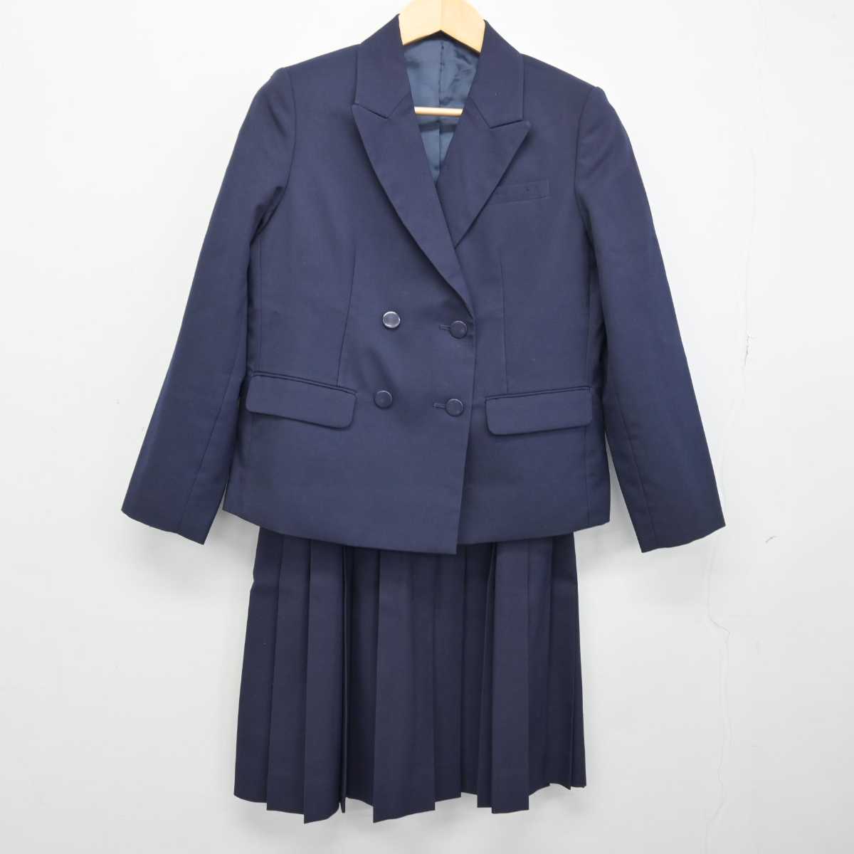 【中古】千葉県 船橋高等学校 女子制服 3点 (ブレザー・ベスト・スカート) sf046578