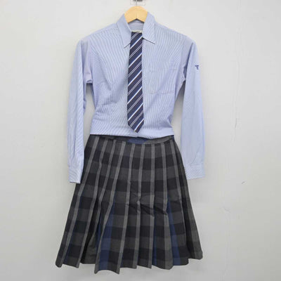 【中古】山梨県 東海大学付属甲府高等学校 女子制服 4点 (ブレザー・シャツ・スカート) sf046579