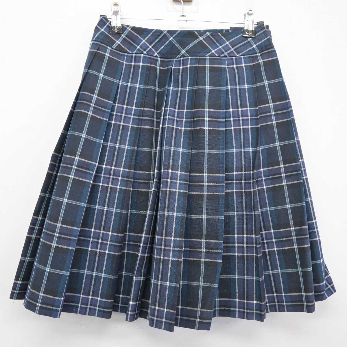 【中古】山梨県 東海大学付属甲府高等学校 女子制服 3点 (シャツ・スカート) sf046580