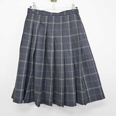 【中古】兵庫県 明石北高等学校 女子制服 2点 (ニットベスト・スカート) sf046594