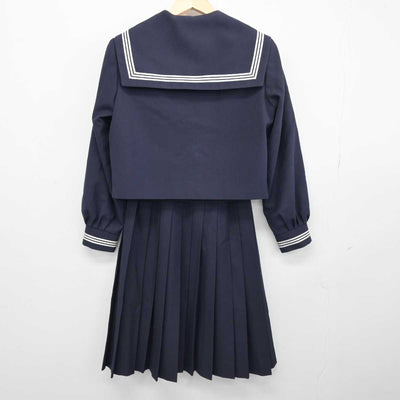 【中古】奈良県 香芝市中学校 女子制服 2点 (セーラー服・スカート) sf046595