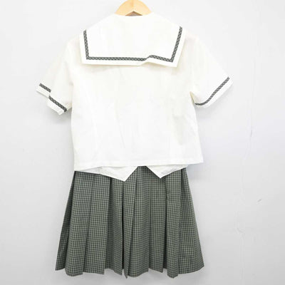 【中古】長野県 佐久長聖中学高等学校(旧制服) 女子制服 2点 (セーラー服・スカート) sf046610