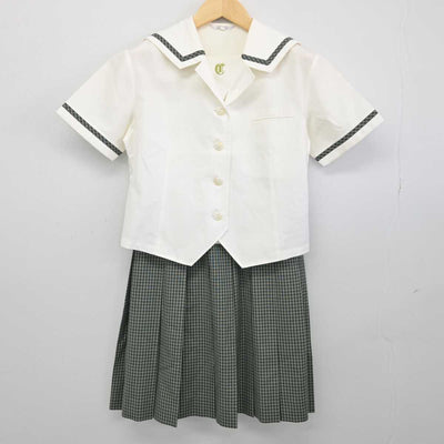 【中古】長野県 佐久長聖中学高等学校(旧制服) 女子制服 2点 (セーラー服・スカート) sf046611