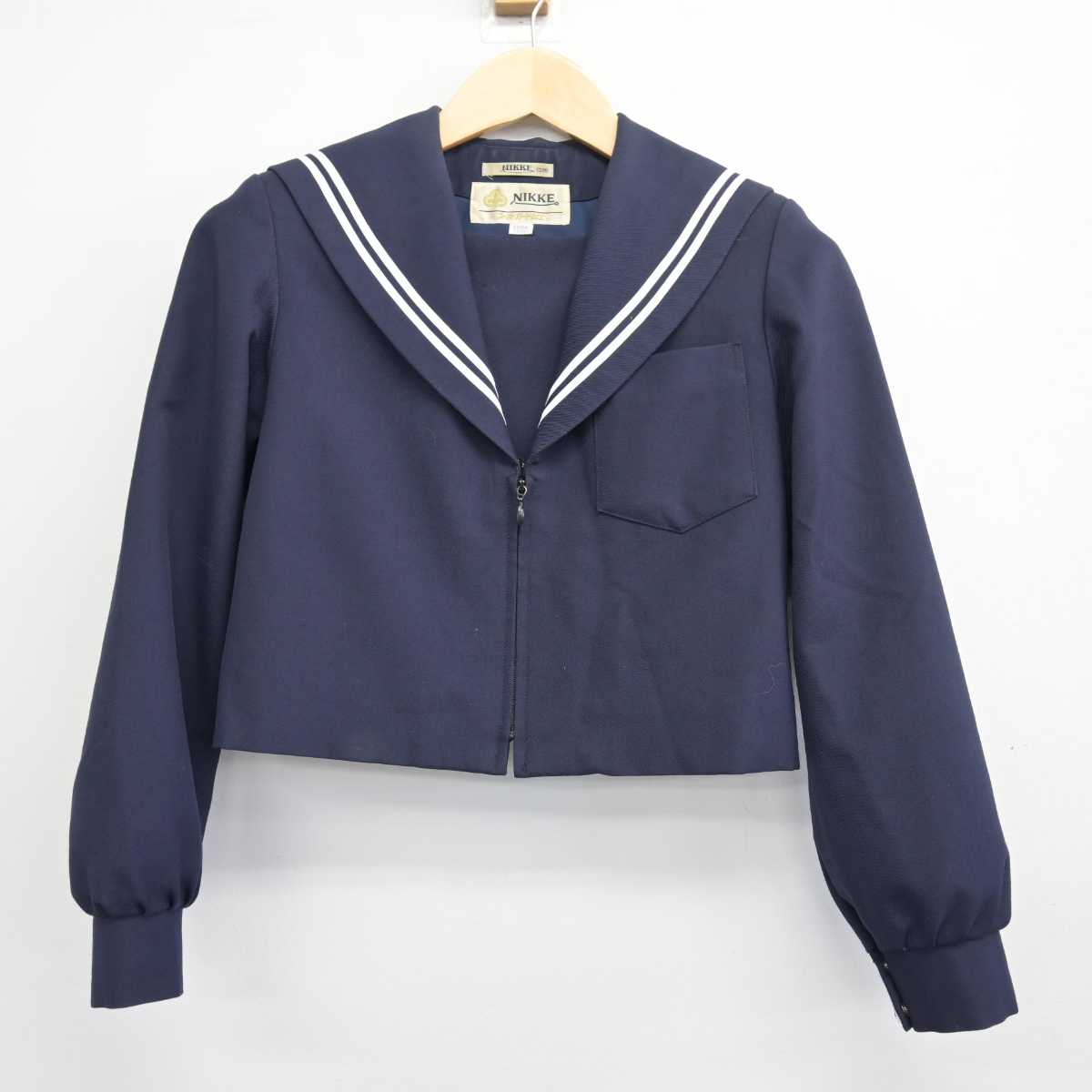 【中古】愛知県 師勝中学校 女子制服 2点 (セーラー服・スカート) sf046614