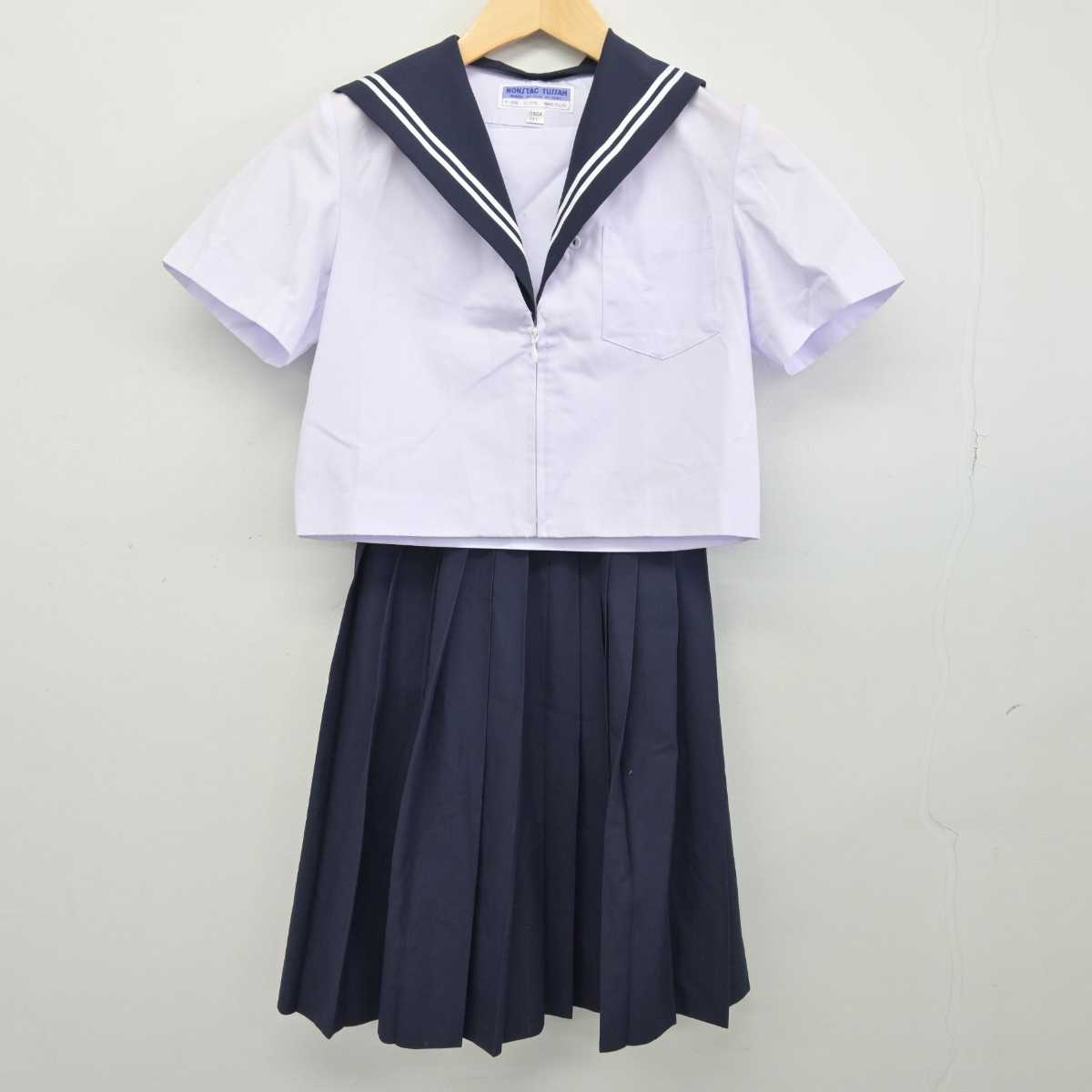 【中古】愛知県 師勝中学校 女子制服 2点 (セーラー服・スカート) sf046615