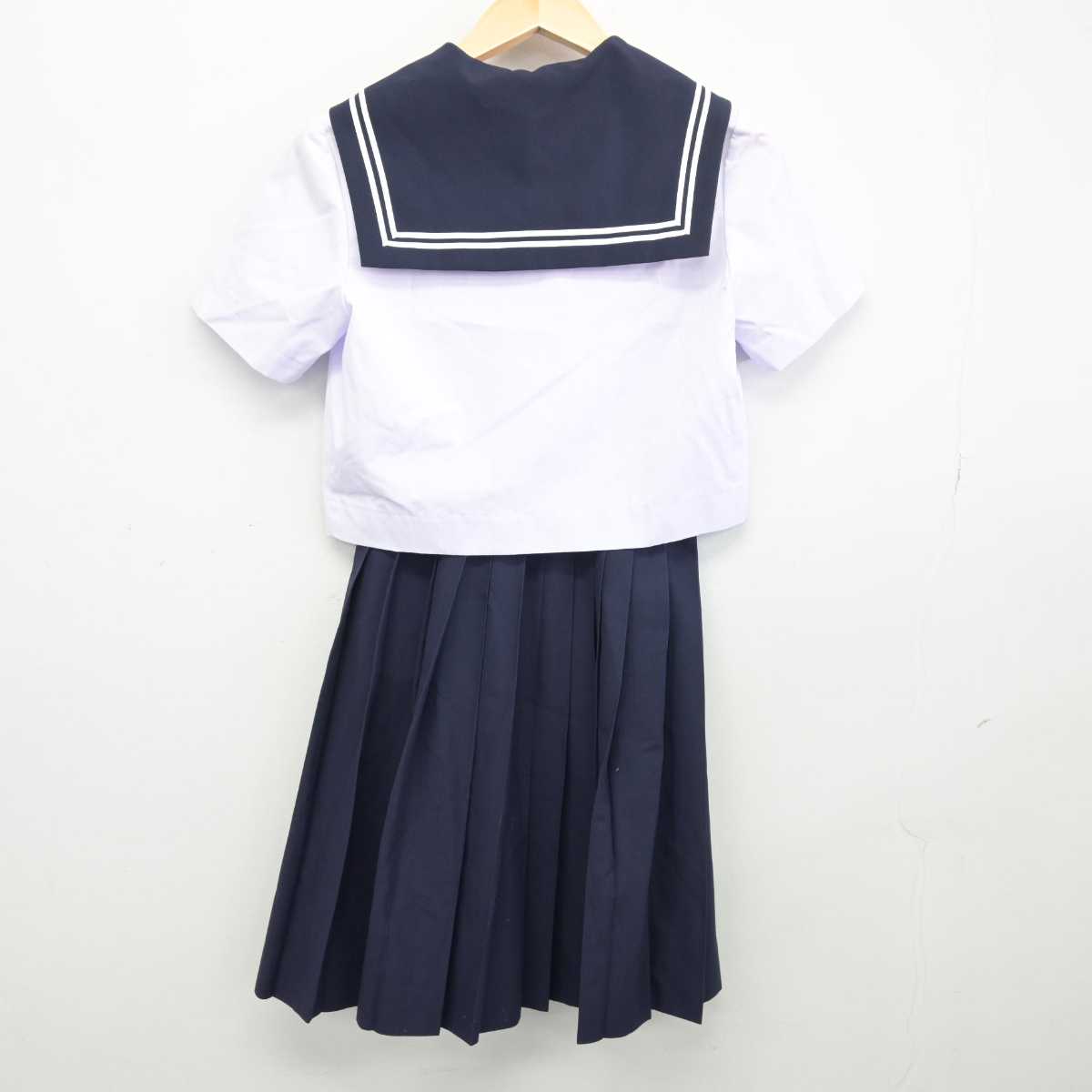 【中古】愛知県 師勝中学校 女子制服 2点 (セーラー服・スカート) sf046615