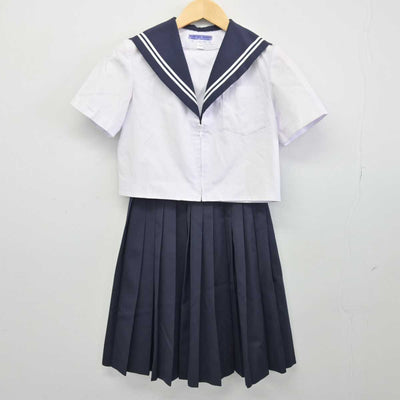 【中古】愛知県 師勝中学校 女子制服 3点 (セーラー服・スカート) sf046616