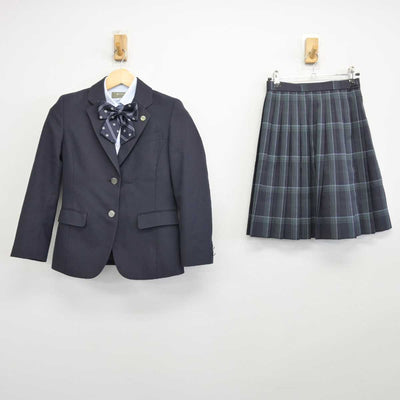 【中古】東京都 飛鳥高等学校 女子制服 4点 (ブレザー・シャツ・スカート) sf046621